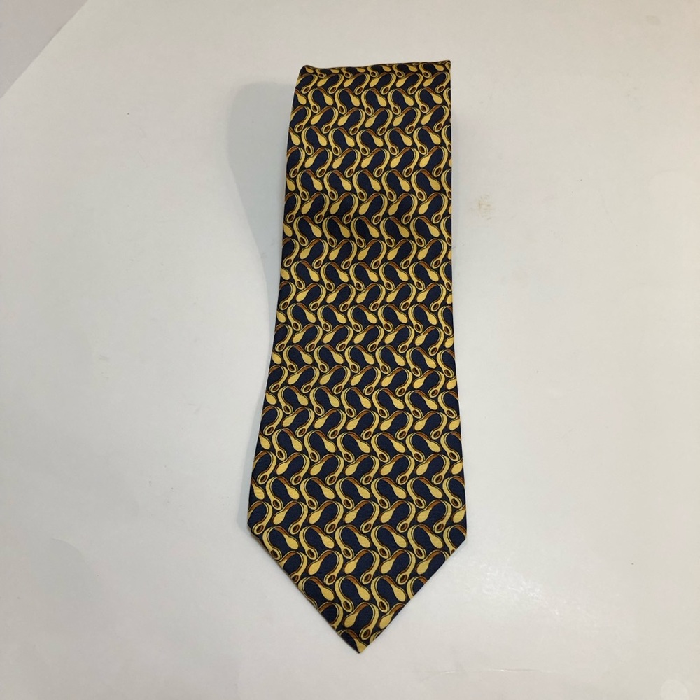 Fumagalli's Silk Horse Bit Pattern Tie